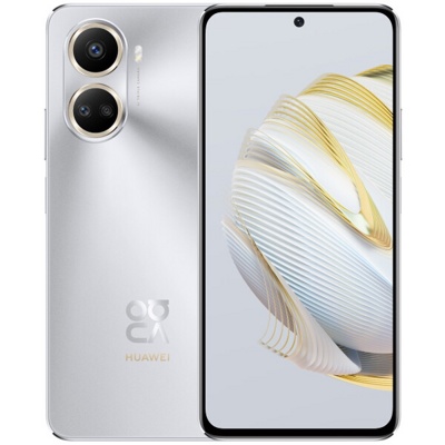 Смартфон Huawei nova 10 SE BNE-LX1 с NFC 8GB/128GB (мерцающий серебристый) - фото