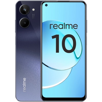 Смартфон Realme 10 4G 4GB/128GB черный (международная версия) - фото
