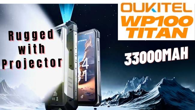 Смартфон Oukitel WP100 Titan 16GB/512GB (черный/серебристый) Смартфон Oukitel WP100 Titan 16GB/512GB (черный/серебристый)