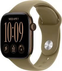 Умные часы Apple Watch Series 12 42 мм (алюминиевый корпус, темная бронза/оливковый, спортивный силиконовый ремешок S/M) Умные часы Apple Watch Series 12 42 мм (алюминиевый корпус, темная бронза/оливковый, спортивный силиконовый ремешок S/M)
