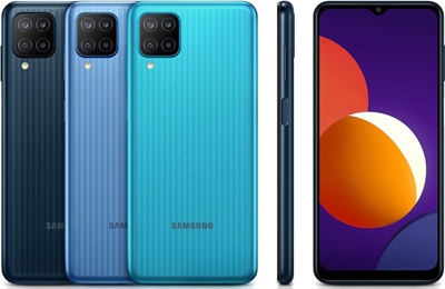 Смартфон Samsung Galaxy M12 3GB/32GB Blue (SM-M127F/DSN) - фото