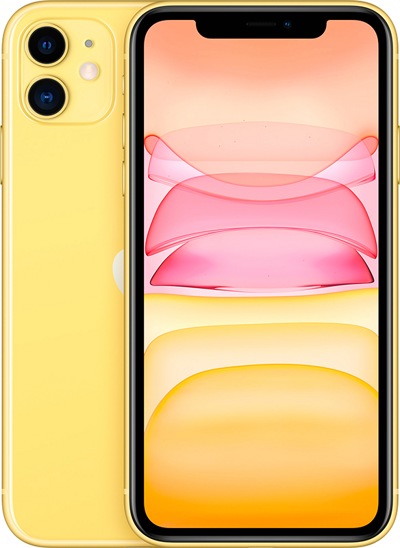 Смартфон Apple iPhone 11 128Gb Yellow - фото