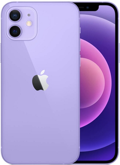 Смартфон Apple iPhone 12 mini 256 ГБ, фиолетовый - фото