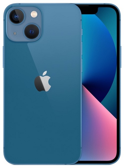 Смартфон Apple iPhone 13 128Gb (синий)  - фото