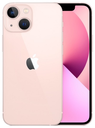 Смартфон Apple iPhone 13 mini 256Gb (розовый)  - фото