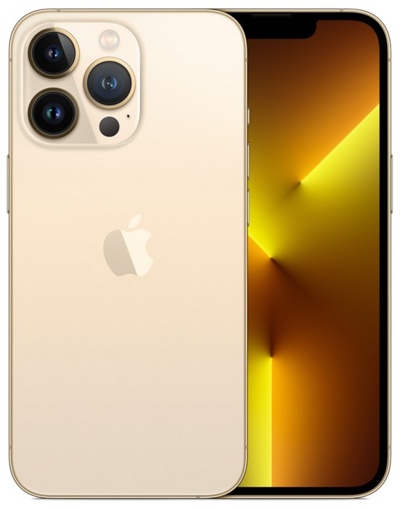 Смартфон Apple iPhone 13 Pro Max 128Gb (золотой)  - фото