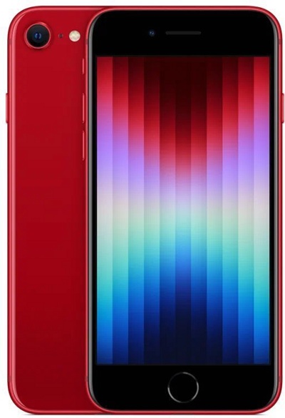 Смартфон Apple iPhone SE 2022 64GB (красный) - фото