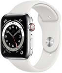 Смарт-часы Apple Watch Series 6 LTE 44mm Stainless Steel Silver (M09D3)
