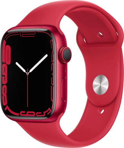 Смарт-часы Apple Watch Series 7 45mm красный (MKN93) - фото