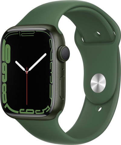 Смарт-часы Apple Watch Series 7 45mm зеленый (MKN73) - фото