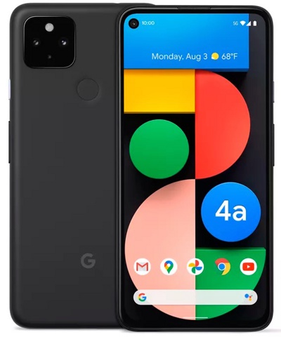 Смартфон Google Pixel 4a 5G черный - фото
