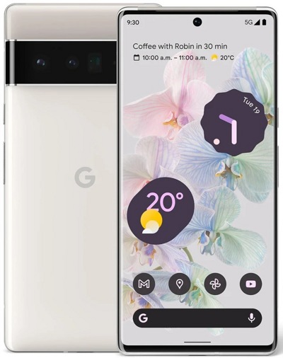Смартфон Google Pixel 6 Pro 12/128 ГБ, Cloudy White - фото