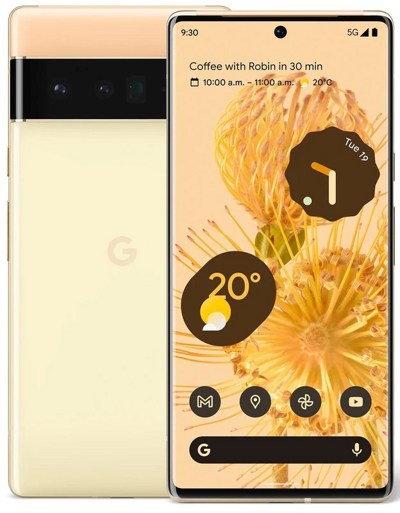 Смартфон Google Pixel 6 Pro 12GB/128GB (желтый) - фото