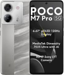 Смартфон POCO M7 Pro 5G 12GB/256GB международная версия (серебристый)