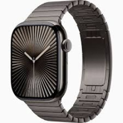 Умные часы Apple Watch Series 10 46 мм (титановый корпус, сланец/сланец, стальной ремешок)