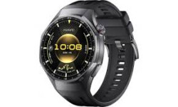 Умные часы Huawei Watch GT 6 Pro 46 мм (черный, с черным силиконовым ремешком, международная версия)