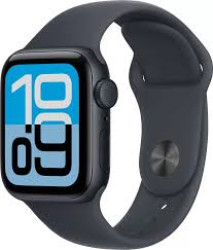 Умные часы Apple Watch SE 3 44 мм (алюминиевый корпус, полуночный/полуночный, спортивный силиконовый ремешок M/L)