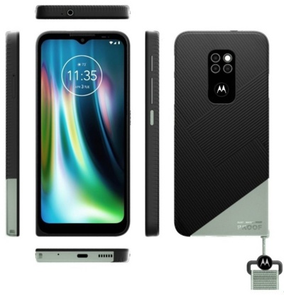 Смартфон Motorola Defy 2021 (черный/серый) - фото