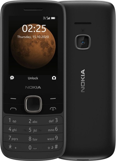 Мобильный телефон Nokia 225 4G TA-1276 (черный) - фото