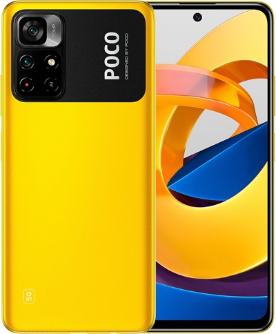 Смартфон POCO M4 Pro 5G 8GB/256GB желтый (международная версия) - фото