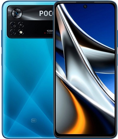 Смартфон POCO X4 Pro 5G 6GB/128GB синий (международная версия) - фото