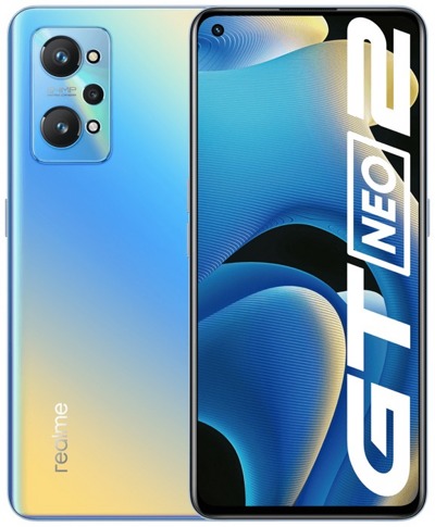 Смартфон Realme GT Neo2 RMX3370 12GB/256GB (голубой) - фото