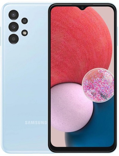Смартфон Samsung Galaxy A13 4Gb/128Gb голубой (SM-A135F/DSN) - фото