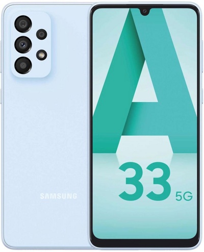 Смартфон Samsung Galaxy A33 5G 6GB/128GB голубой (SM-A336B/DSN) - фото