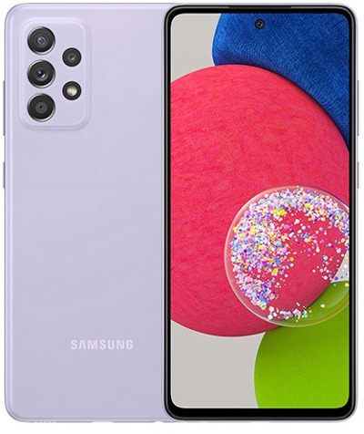 Смартфон Samsung Galaxy A52s 5G 6GB/128GB фиолетовый (SM-A528B/DS)  - фото