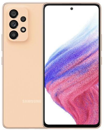 Смартфон Samsung Galaxy A53 5G 6GB/128GB розовый (SM-A536B/DS) - фото