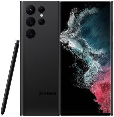 Смартфон Samsung Galaxy S22 Ultra 5G 12GB/512GB черный фантом (SM-S908B/DS) - фото