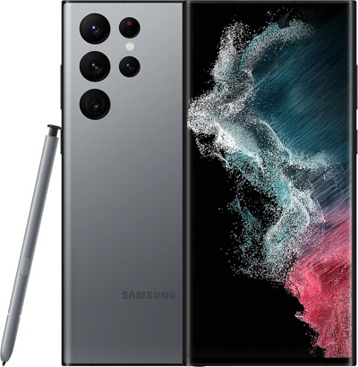 Смартфон Samsung Galaxy S22 Ultra 5G 12GB/256GB графитовый (SM-S908B/DS)  - фото