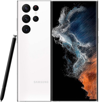 Смартфон Samsung Galaxy S22 Ultra 5G 12GB/256GB белый фантом (SM-S9080) - фото