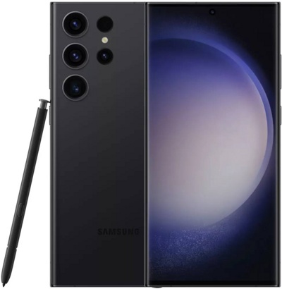 Смартфон Samsung Galaxy S23 Ultra 12GB/256GB черный фантом (SM-S918B/DS) - фото