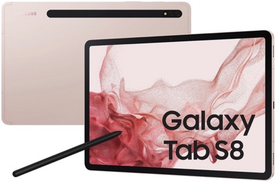 Планшет Samsung Galaxy Tab S8+ Wi-Fi SM-X800 8GB/128GB (розовое золото) - фото