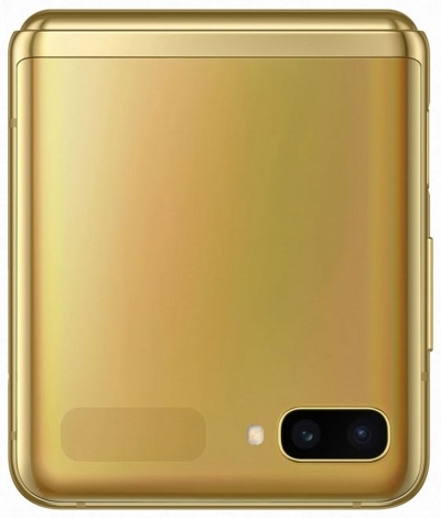 Смартфон Samsung Galaxy Z Flip Gold (SM-F700F/DS) - фото